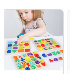 Puzzle en bois éducatif